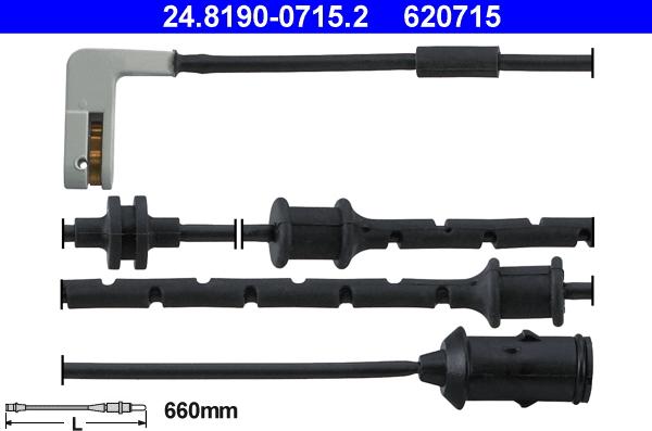 ATE 24.8190-0715.2 - Indikators, Bremžu uzliku nodilums autospares.lv