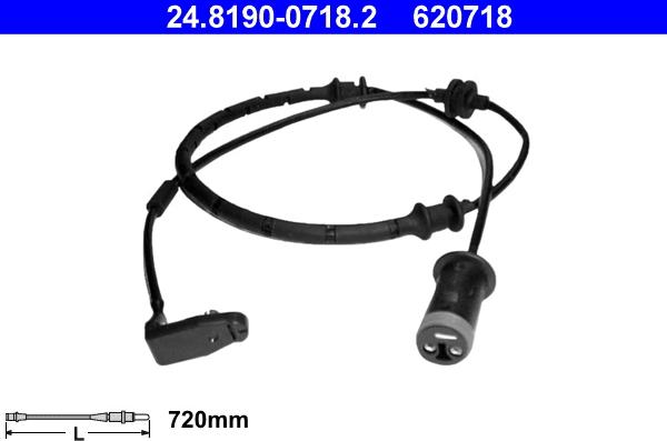 ATE 24.8190-0718.2 - Indikators, Bremžu uzliku nodilums www.autospares.lv