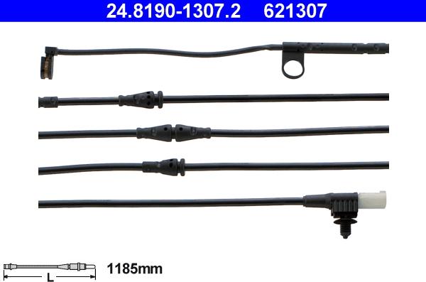 ATE 24.8190-1307.2 - Indikators, Bremžu uzliku nodilums www.autospares.lv