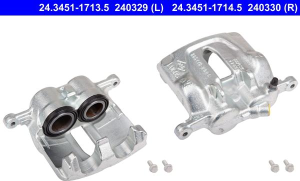 ATE 24.3451-1714.5 - Brake Caliper www.autospares.lv