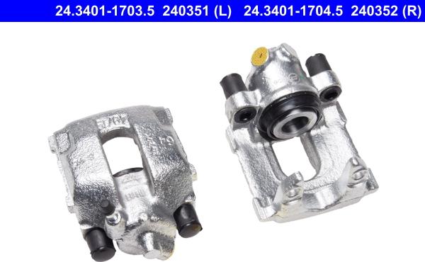 ATE 24.3401-1704.5 - Bremžu suports www.autospares.lv