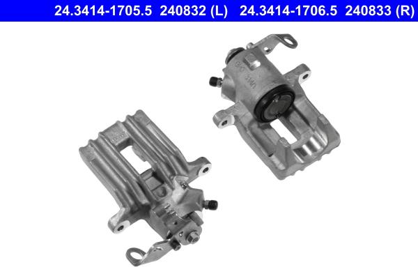 ATE 24.3414-1705.5 - Brake Caliper www.autospares.lv