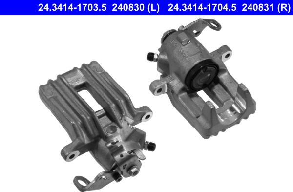 ATE 24.3414-1704.5 - Brake Caliper www.autospares.lv