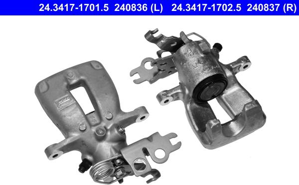 ATE 24.3417-1701.5 - Brake Caliper www.autospares.lv