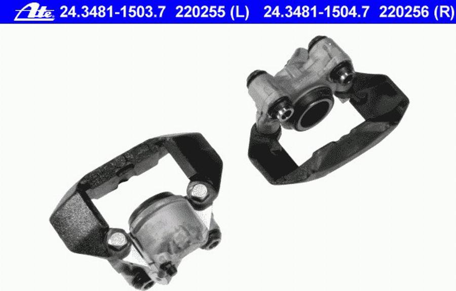 ATE 24 3481 1503 7 - Bremžu suports www.autospares.lv