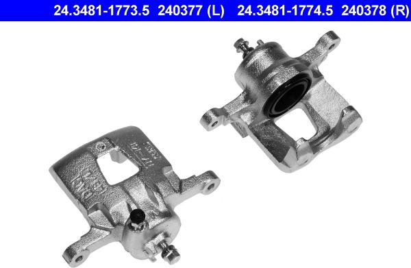 ATE 24.3481-1773.5 - Bremžu suports www.autospares.lv