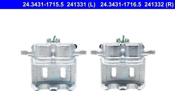 ATE 24.3431-1715.5 - Brake Caliper www.autospares.lv