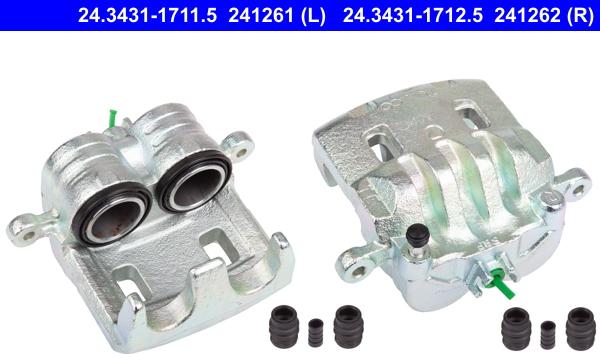 ATE 24.3431-1712.5 - Bremžu suports www.autospares.lv