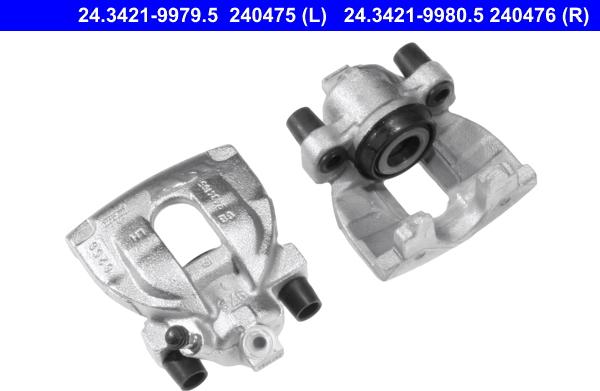 ATE 24.3421-9980.5 - Bremžu suports www.autospares.lv