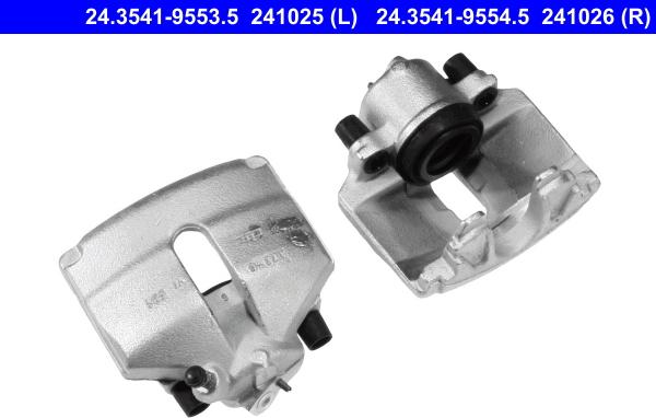 ATE 24.3541-9554.5 - Brake Caliper www.autospares.lv