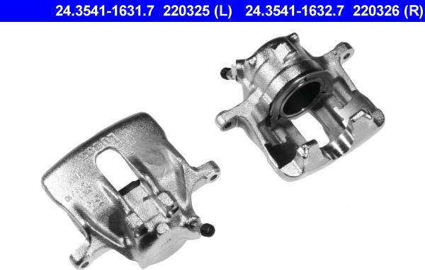 ATE 24.3541-1631.7 - Bremžu suports www.autospares.lv