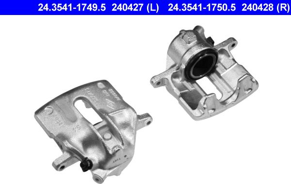 ATE 24.3541-1750.5 - Brake Caliper www.autospares.lv