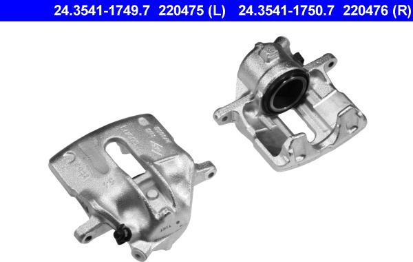 ATE 24.3541-1749.7 - Brake Caliper www.autospares.lv