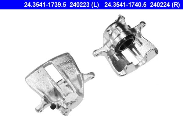 ATE 24.3541-1740.5 - Brake Caliper www.autospares.lv