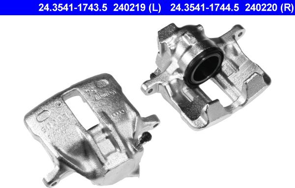 ATE 24.3541-1743.5 - Brake Caliper www.autospares.lv