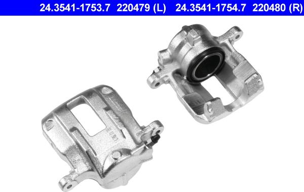 ATE 24.3541-1754.7 - Bremžu suports www.autospares.lv