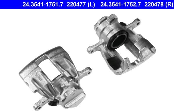 ATE 24.3541-1751.7 - Bremžu suports www.autospares.lv