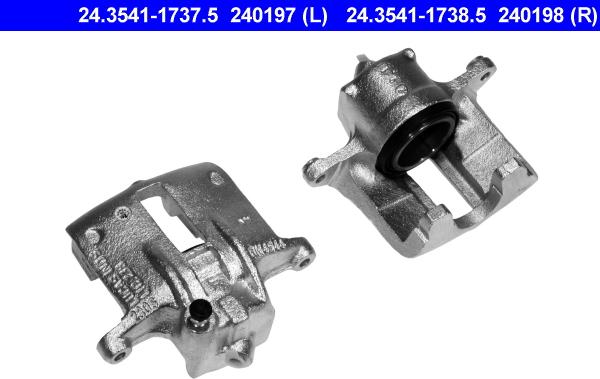 ATE 24.3541-1738.5 - Brake Caliper www.autospares.lv