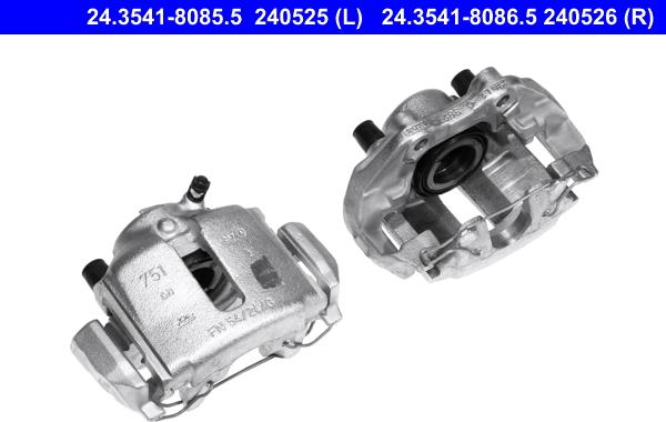 ATE 24.3541-8085.5 - Brake Caliper www.autospares.lv