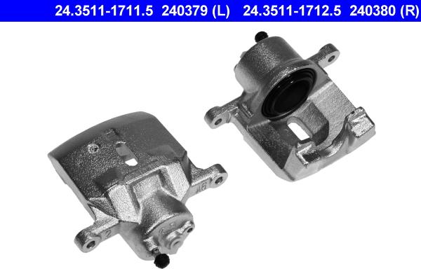 ATE 24.3511-1711.5 - Bremžu suports www.autospares.lv