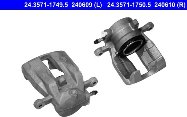 ATE 24.3571-1749.5 - Bremžu suports www.autospares.lv