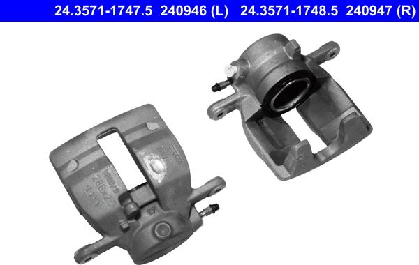 ATE 24.3571-1747.5 - Bremžu suports www.autospares.lv