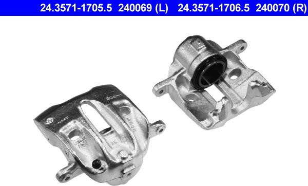 ATE 24.3571-1705.5 - Bremžu suports www.autospares.lv