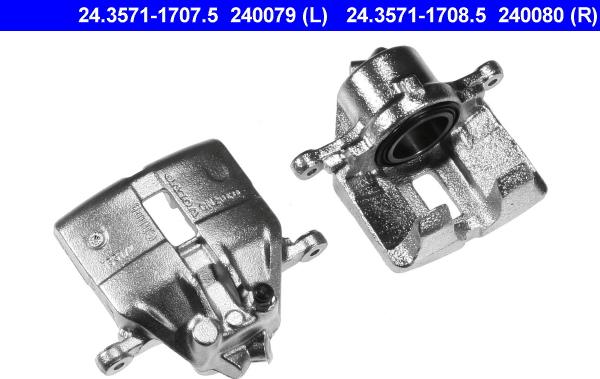 ATE 24.3571-1708.5 - Bremžu suports www.autospares.lv