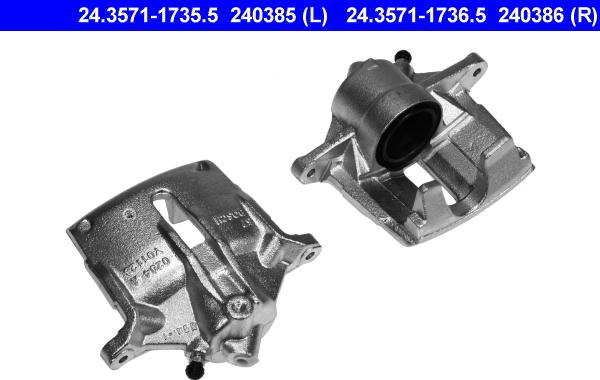 ATE 24.3571-1735.5 - Bremžu suports www.autospares.lv