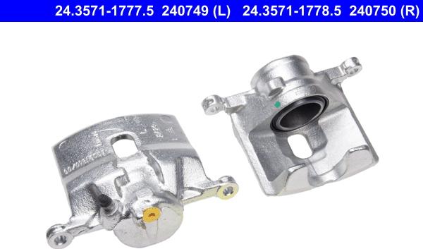 ATE 24.3571-1777.5 - Bremžu suports www.autospares.lv