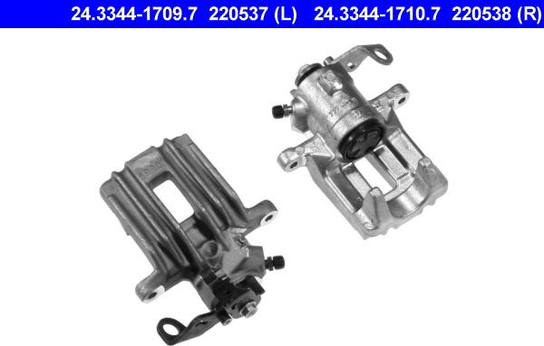 ATE 24.3344-1709.7 - Brake Caliper www.autospares.lv