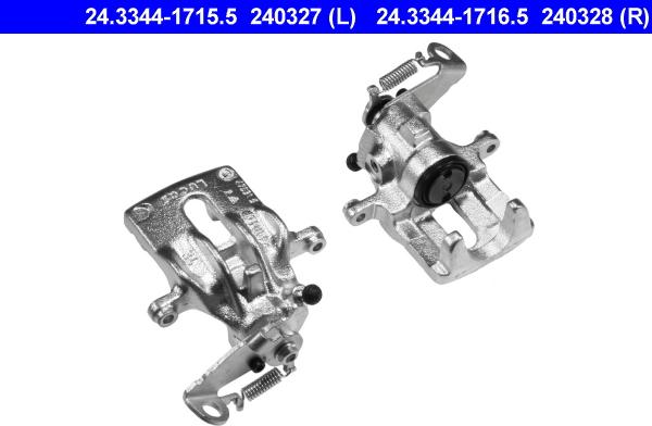 ATE 24.3344-1715.5 - Brake Caliper www.autospares.lv