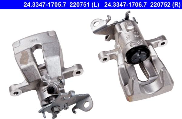 ATE 24.3347-1705.7 - Brake Caliper www.autospares.lv