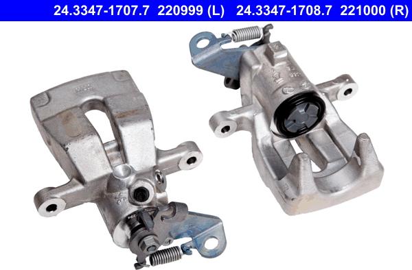 ATE 24.3347-1708.7 - Brake Caliper www.autospares.lv