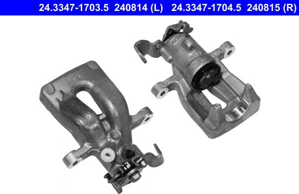 ATE 24.3347-1704.5 - Brake Caliper www.autospares.lv