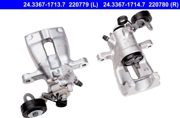 ATE 24.3367-1713.7 - Brake Caliper www.autospares.lv