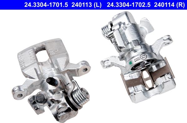 ATE 24.3304-1702.5 - Brake Caliper www.autospares.lv