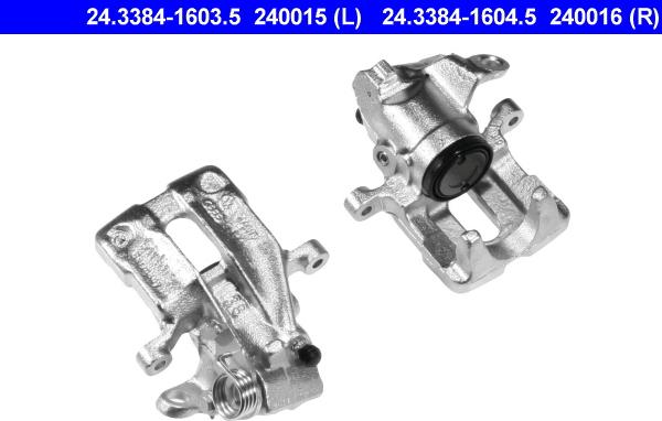 ATE 24.3384-1604.5 - Brake Caliper www.autospares.lv