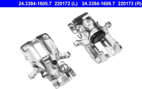 ATE 24.3384-1605.7 - Brake Caliper www.autospares.lv