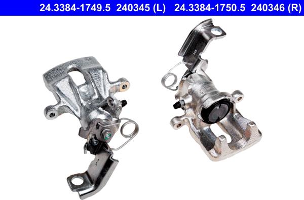 ATE 24.3384-1750.5 - Brake Caliper www.autospares.lv