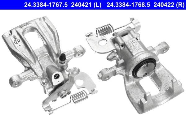 ATE 24.3384-1768.5 - Brake Caliper www.autospares.lv