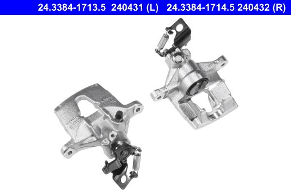 ATE 24.3384-1714.5 - Brake Caliper www.autospares.lv