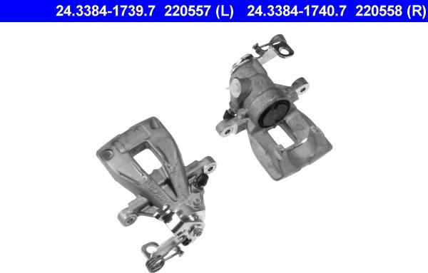 ATE 24.3384-1739.7 - Bremžu suports www.autospares.lv