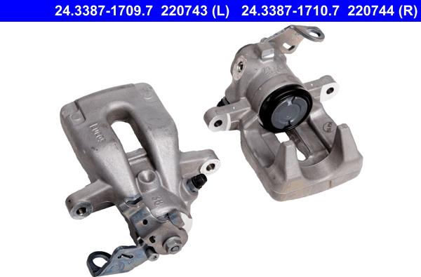 ATE 24.3387-1710.7 - Brake Caliper www.autospares.lv