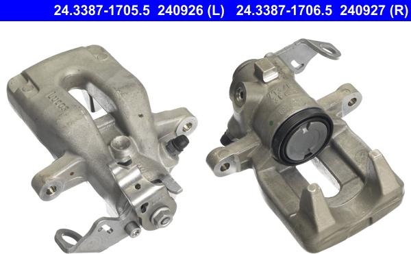 ATE 24.3387-1705.5 - Brake Caliper www.autospares.lv