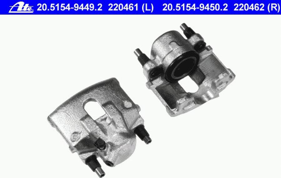 ATE 20 5154 9449 2 - Тормозной суппорт www.autospares.lv