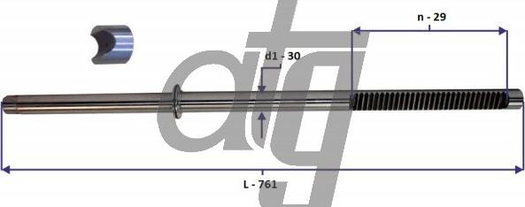 ATG 20150056 - Steering Shaft www.autospares.lv