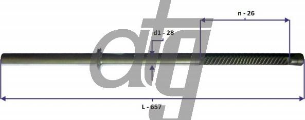 ATG 20150008 - Steering Shaft www.autospares.lv