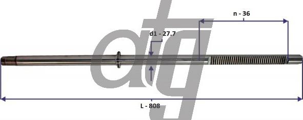 ATG 20150010 - Steering Shaft www.autospares.lv