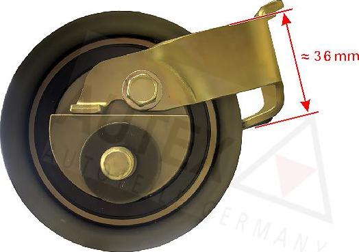 Autex 641084 - Tensioner Pulley, timing belt www.autospares.lv